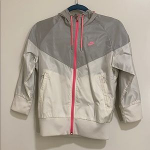 Nike windbreaker White/Gray/Pink